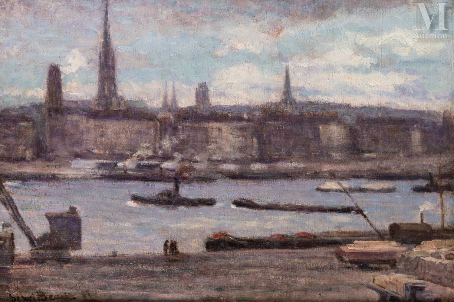Il porto di Rouen